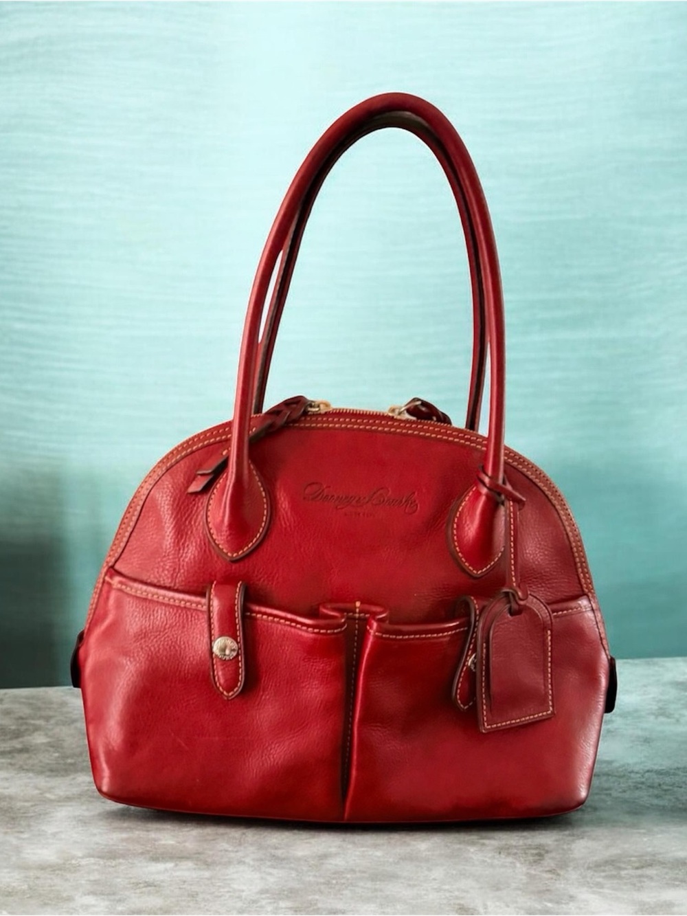 Dooney & Bourke Florentine Italian Leather Satchel Bag